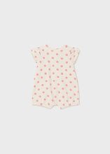 Load image into Gallery viewer, Mayoral Pink Striped Teddy Bear Appliqué Romper

