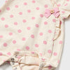 Mayoral Pink Polka Dot Romper