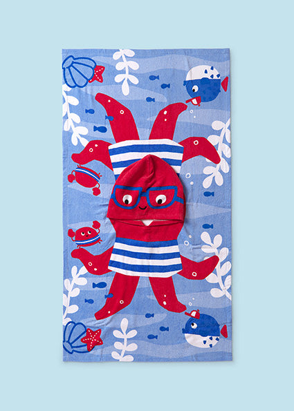 Mayoral Octopus Hooded Towel