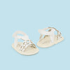 Mayoral White Heart Pre Walker Sandals-Infant