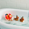 SANTA AND HIS REINDUCKS BATH
TOY SET