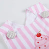 Pink & White Cupcake Appliqué Bloomer Set