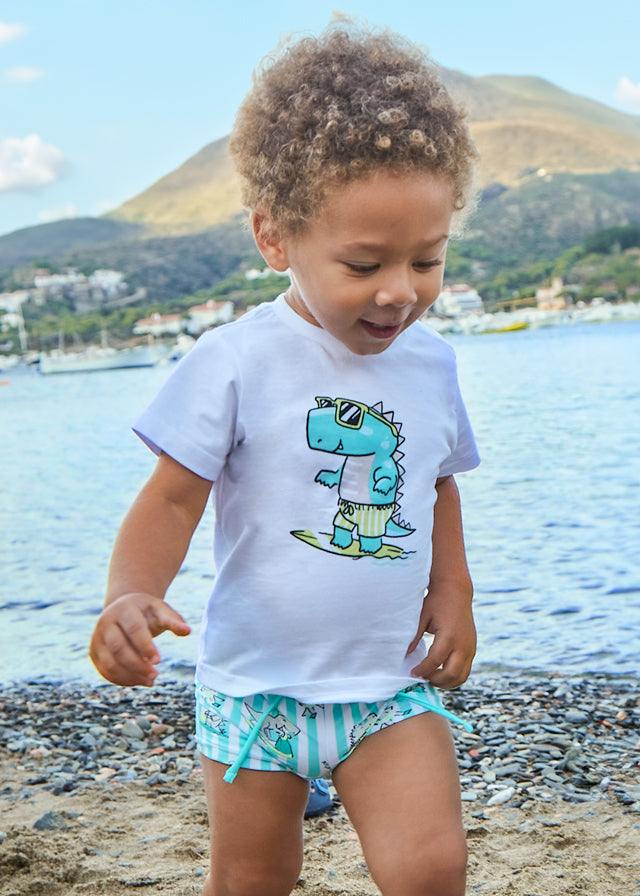 Mayoral Boy's Swimsuit T-shirt set-Cool Dino