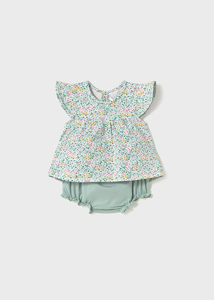 Mayoral Baby Girl Jade Floral Short Set