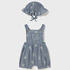 Mayoral Baby Girl Playsuit with Hat