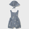 Mayoral Baby Girl Playsuit with Hat