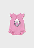 Mayoral Baby Girls Pink Chick Bubble