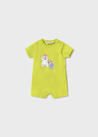 Mayoral Baby Boy Neon Puppy Romper