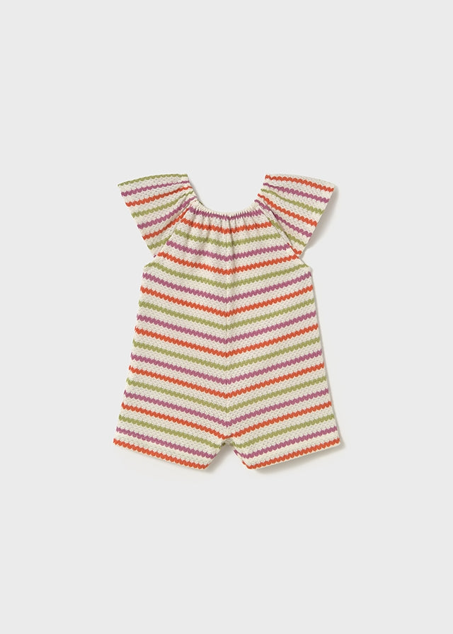 Girl's Multicolor Romper