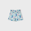 Mayoral Girl's Flloral Print Shorts