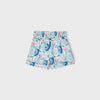 Mayoral Girl's Flloral Print Shorts