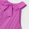 Mayoral Sleeveless Pleated Dress-Fushia