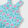 Mayoral Flamingo Print Halter Dress