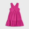 Mayoral Jacquard Dress-Magenta