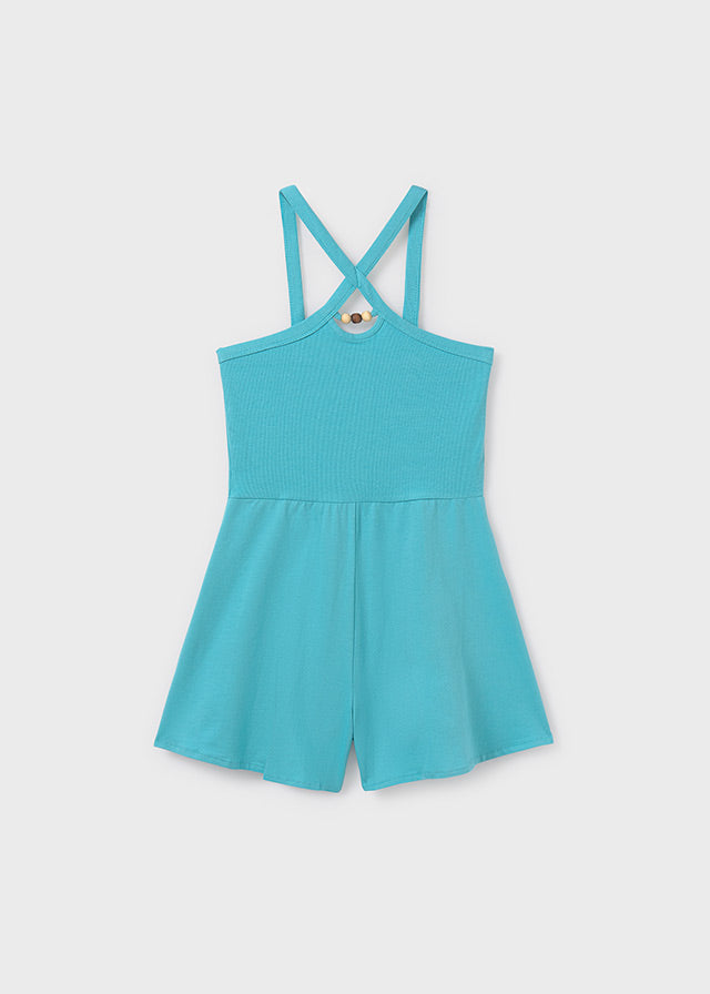 Girl's Criss Cross Strap Romper