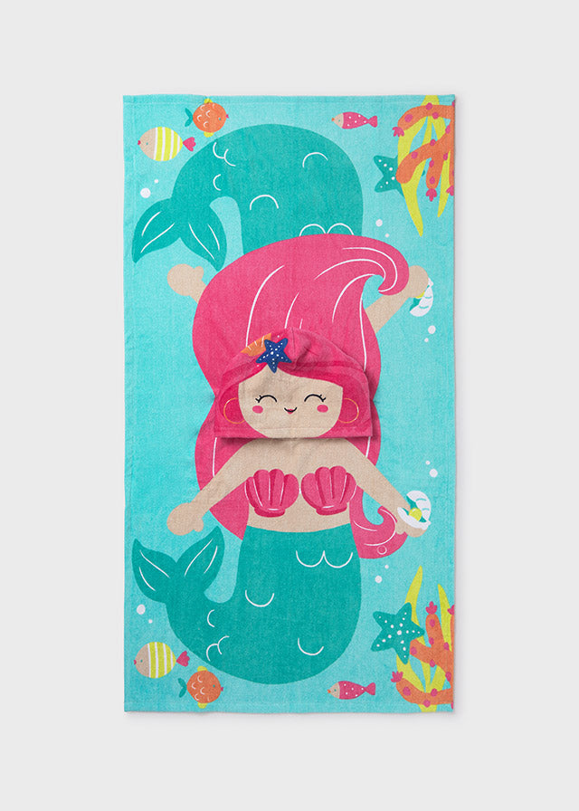 Mermaid Hooded Beach Towel