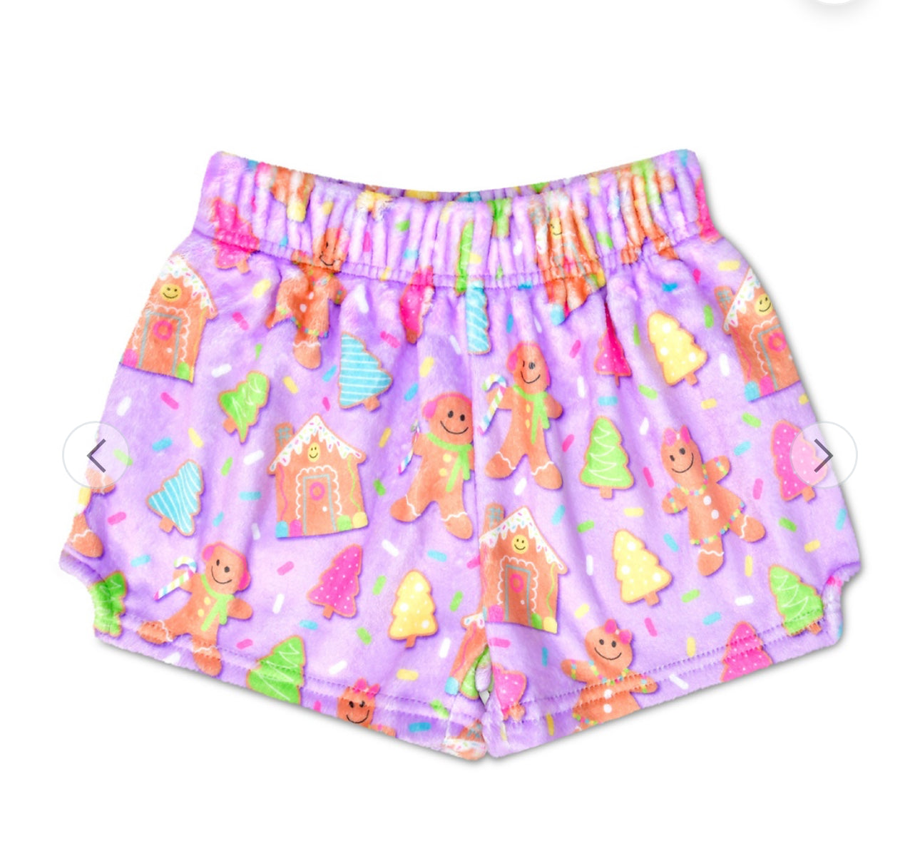 Iscream Joyful Gingerbread Plush Shorts