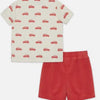 Little Me Boys Car Terry Short Set