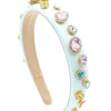 Bari Lynn Thin Jewel Padded
Headband