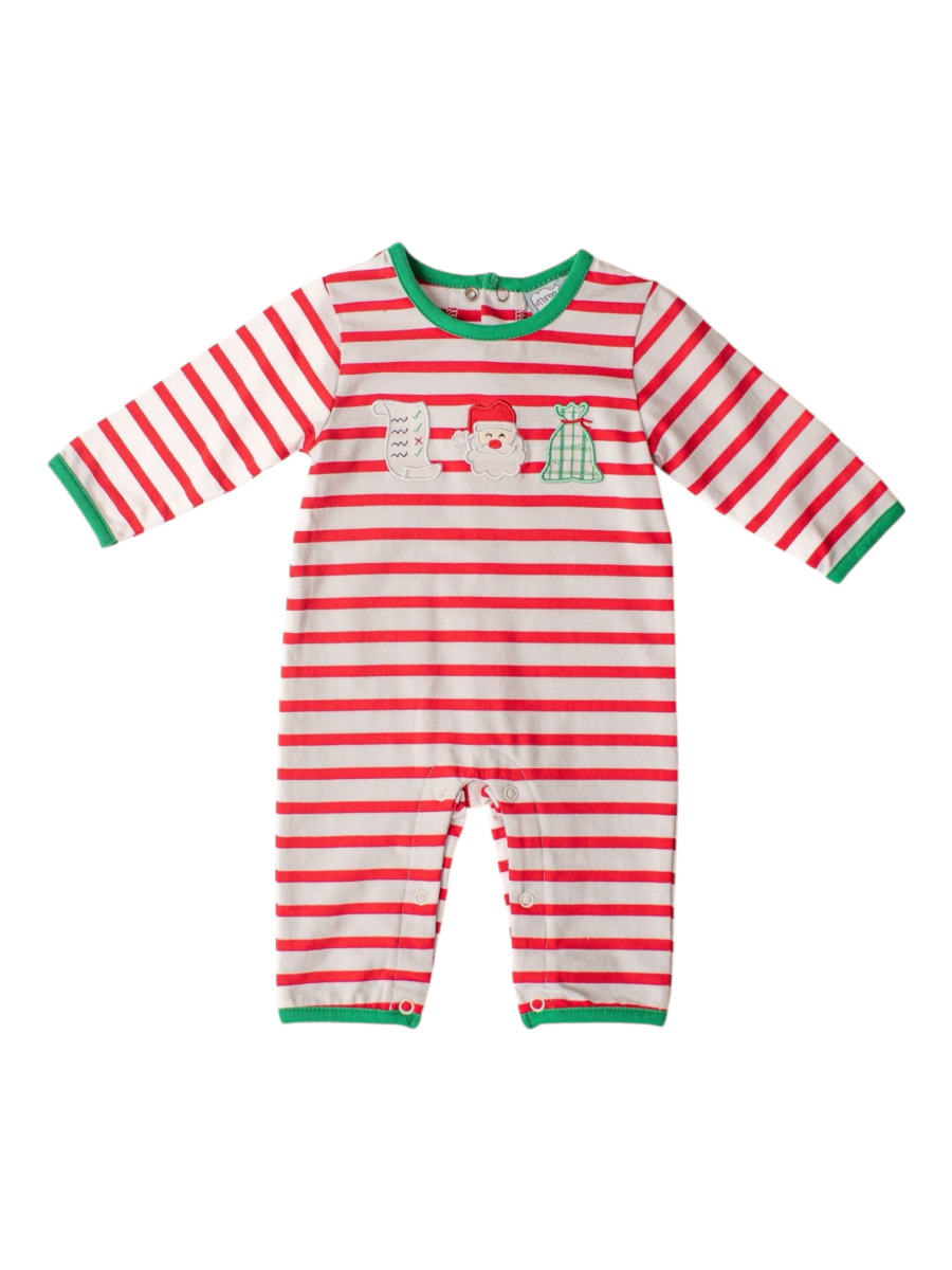 Making His List Boys Romper