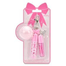 Bow Lip Gloss & Lip Balm Key Chain
Set