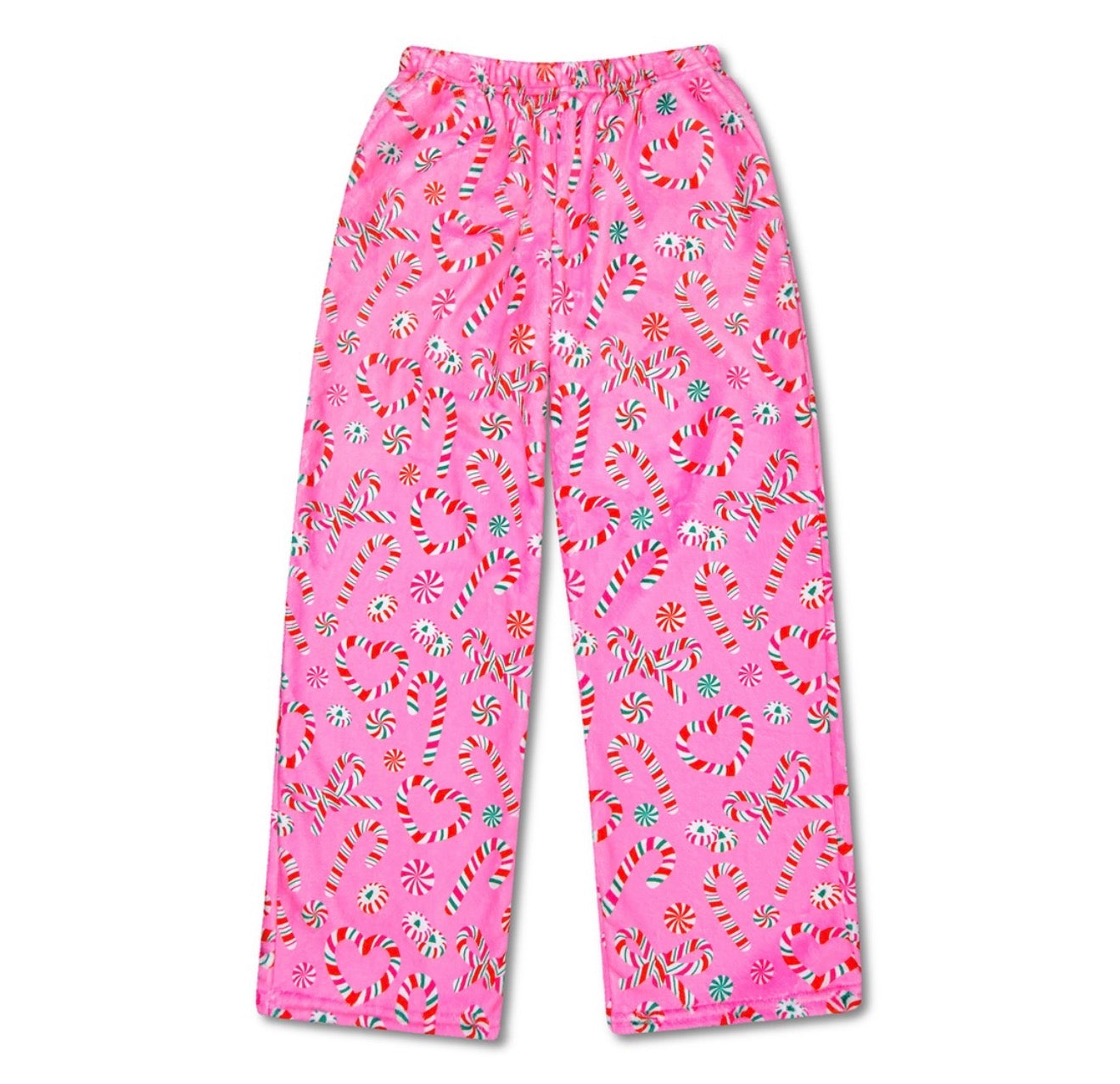 Girls Iscream Holiday Merry Mints Plush Pants
