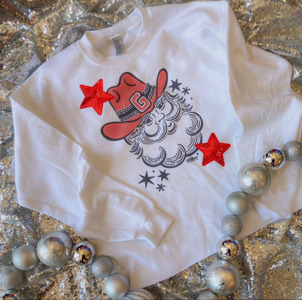 Georgia Santa Cowboy Sweatshirt