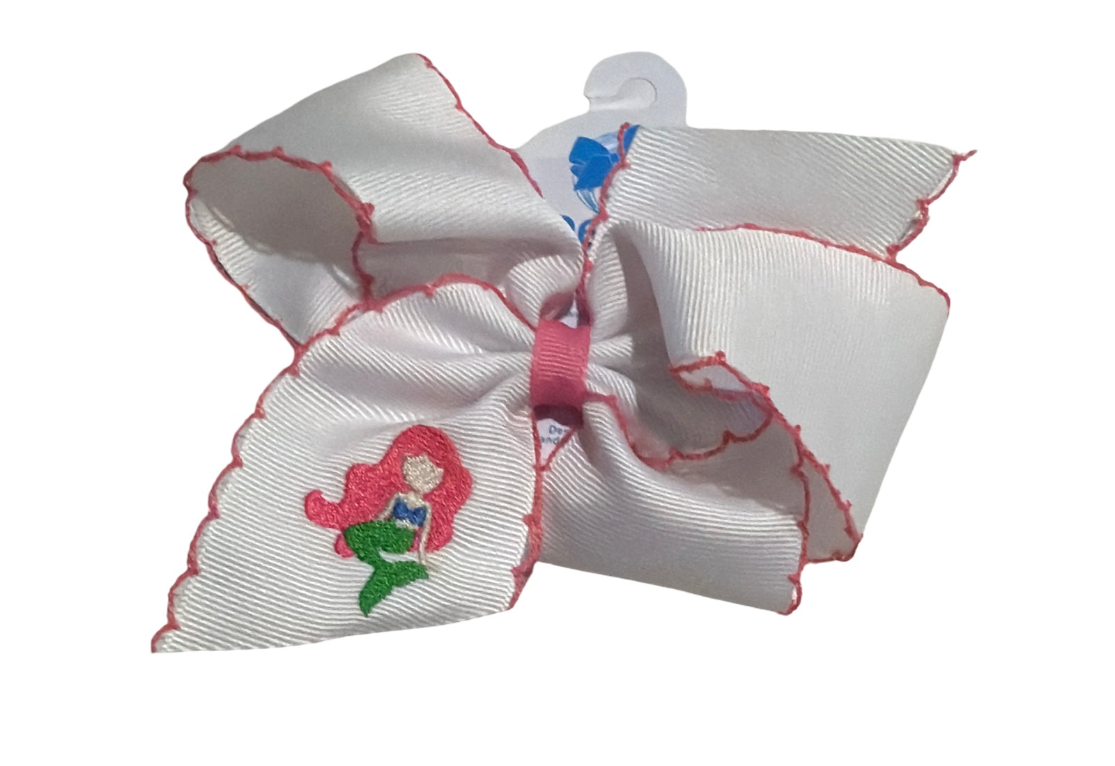 Medium Moonstitch Bow Mermaid Embroidery