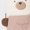 Mayoral Fleece Teddy Bear Backpack