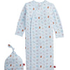 Nursery Nostalgia Blue Modal Magnetic
Gown & Hat Set by Magnetic Me