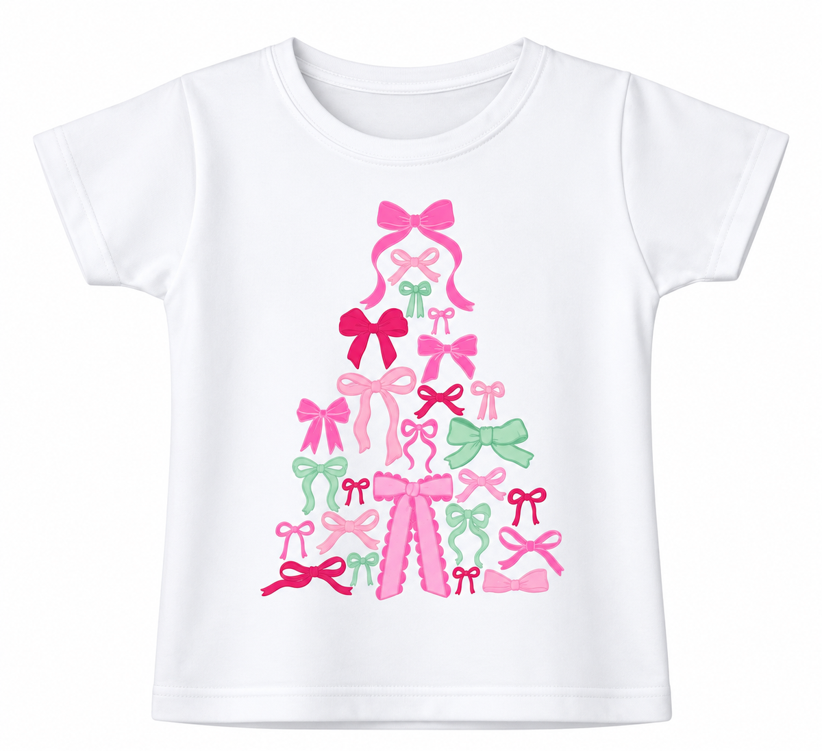 Girls Merry Bows Tee