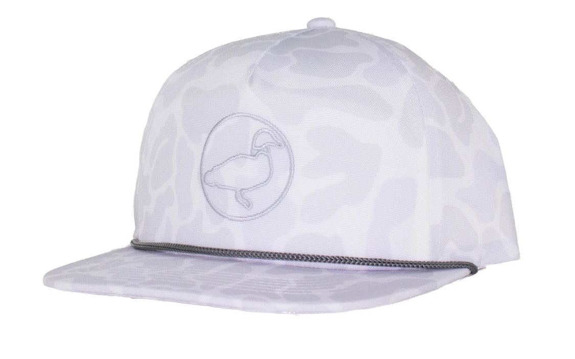 Properly Tied Boys Rope Hat-Polar Camo