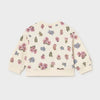 Floral Watercolor Print Pullover Top