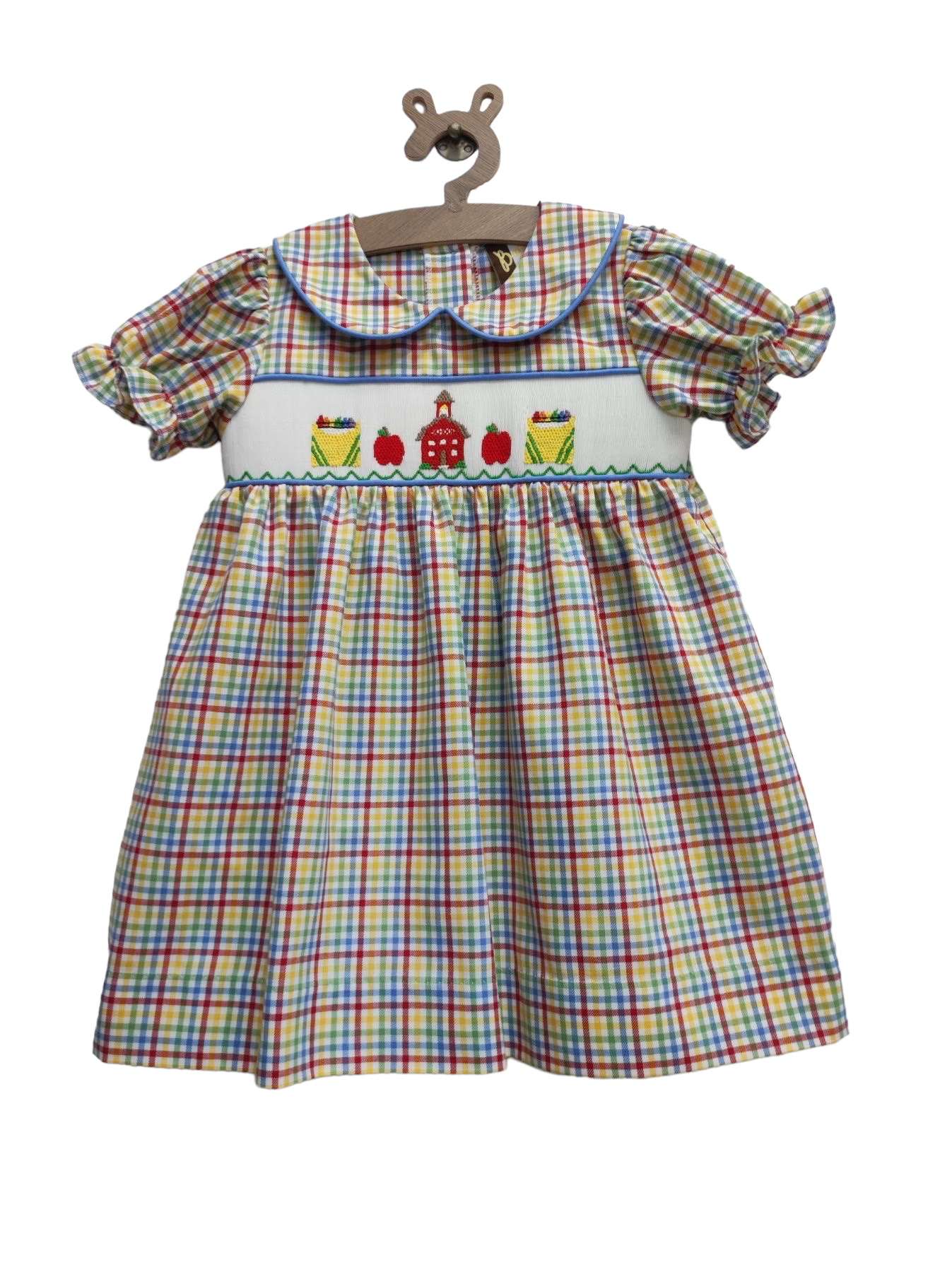 Banana Split School Days Smocked Dress