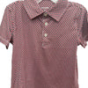Boys Micro Georgia Outline-Red/Black Polo