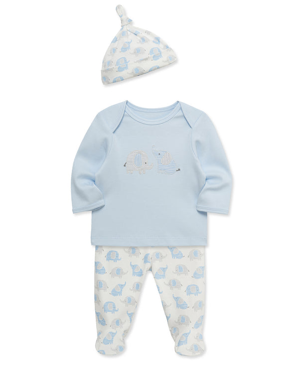 3 Piece Elephant Footed Pant Set