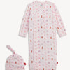 Nursery Nostalgia Pink Modal Magnetic
Gown & Hat Set by Magnetic Me