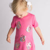 Jack-O-Lantern Sparkle Appliqué Dress