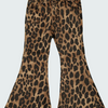 Animal Spotted Denim Flare Leg Jeans