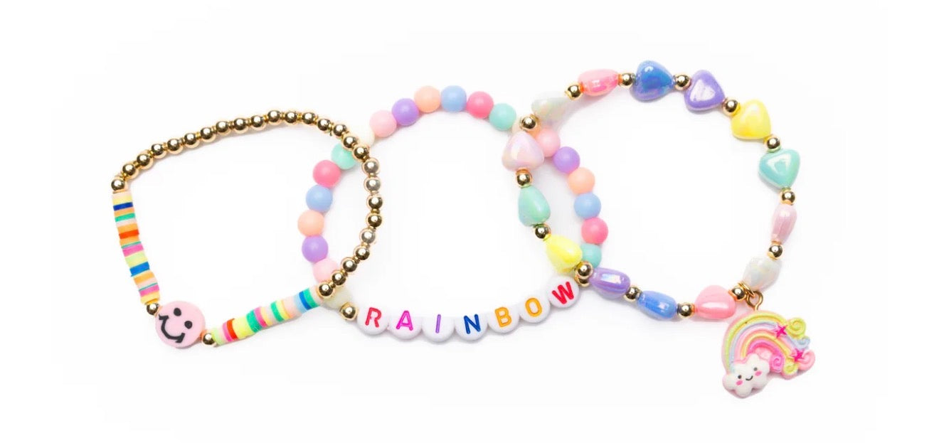 Rainbow  Smiles Bracelet Set