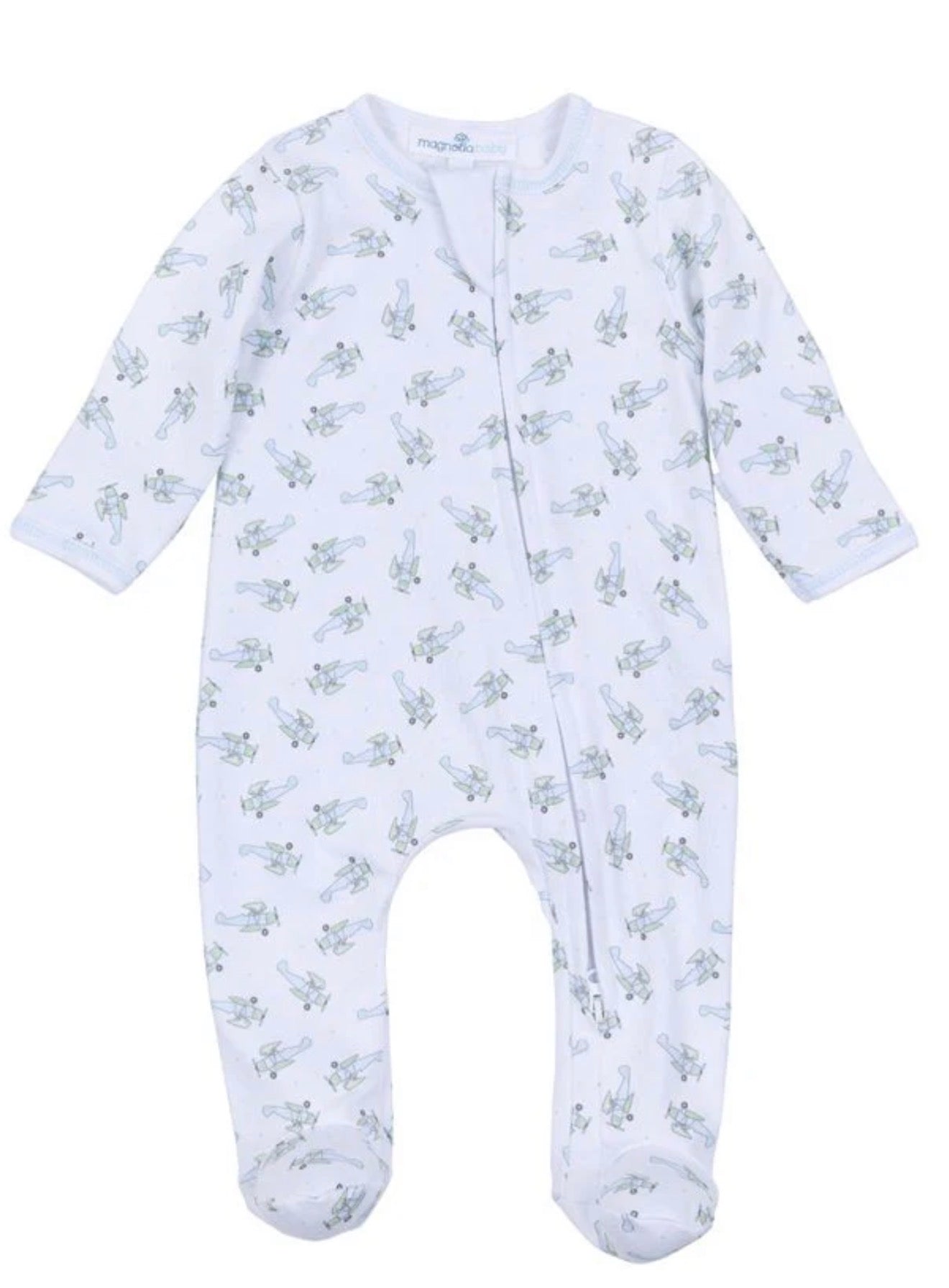 Magnolia Baby Take Flight Footed Zipper Onesie