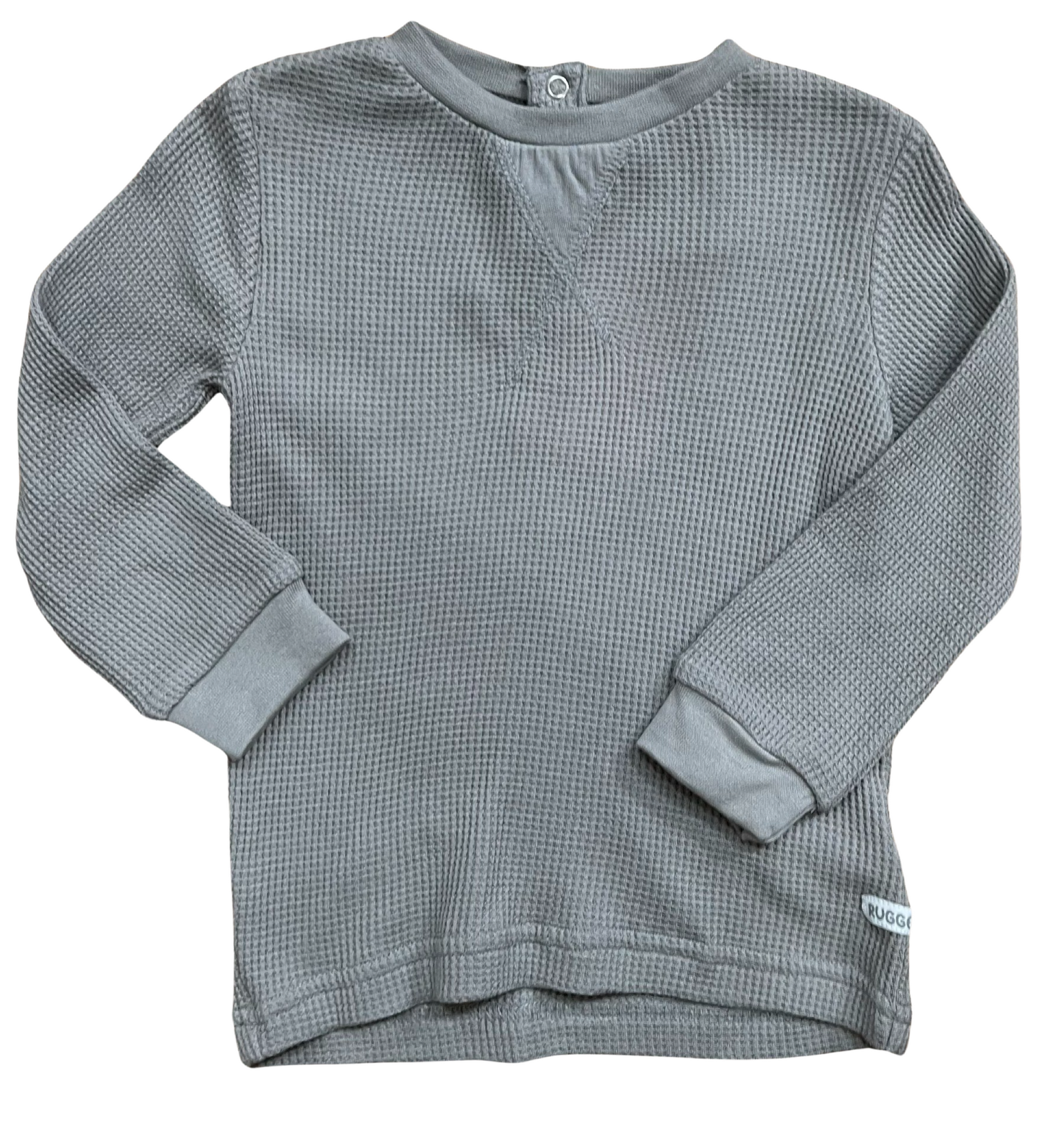 Rugged Butt Waffle Knit Ls Shirt