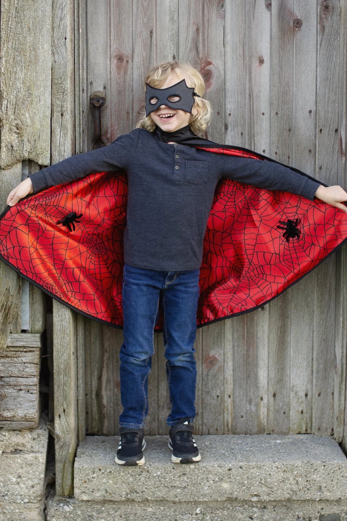 Spider Bat Reversible Cape and
Mask