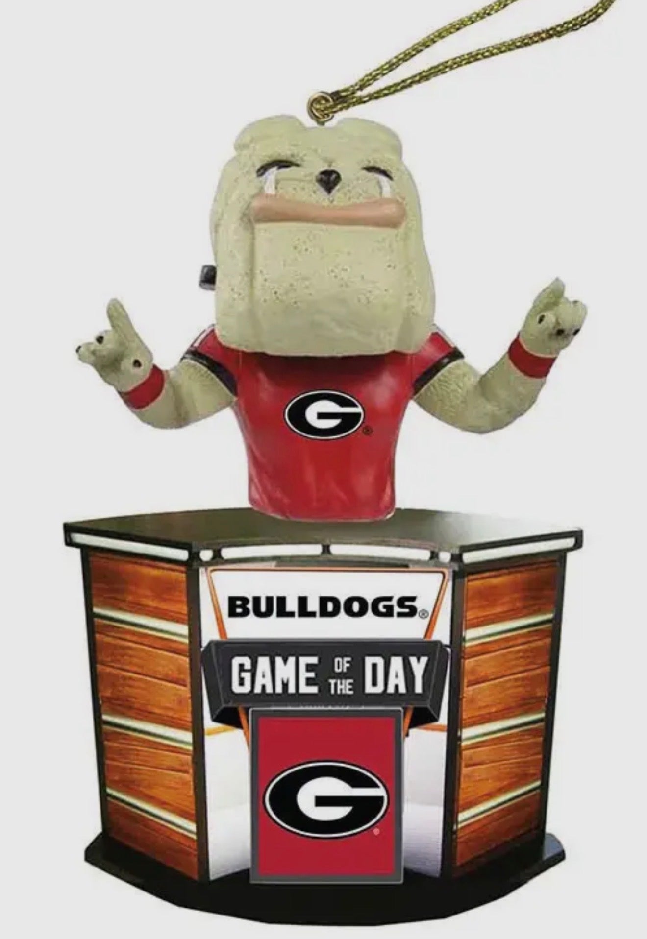 GEORGIA GAME OF THE Day ornament