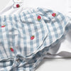 Baby Girl Strawberry Appliqué Skort Set