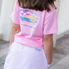 Prodoh performance fishing tee in prism pink for girls