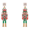 CHRISTMAS NUTCRACKER
& PEARL EARRINGS