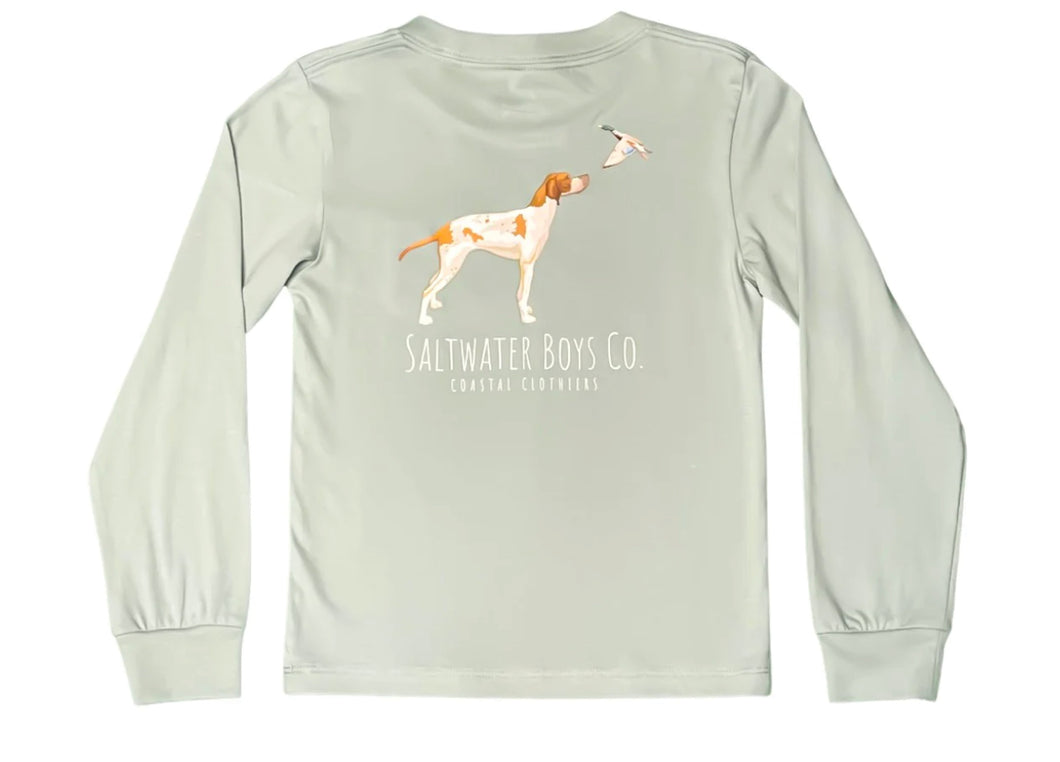 Saltwater Boys Co Hunting Dog L/S Graphic Tee