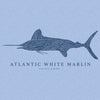 KID'S COTTON SHORT SLEEVE T-SHIRT - ATLANTIC
WHITE MARLIN ART