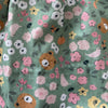 Floral Smocked Top & Pink Ruffle Pant Set